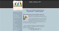 Desktop Screenshot of kidsinroom107.com