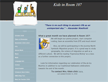 Tablet Screenshot of kidsinroom107.com